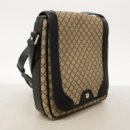 Gucci Shoulder Bag Diamante Beige Black Silver — view 2