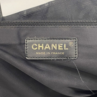 Chanel Tote Bag New Travel Nylon Black Gold — view 5