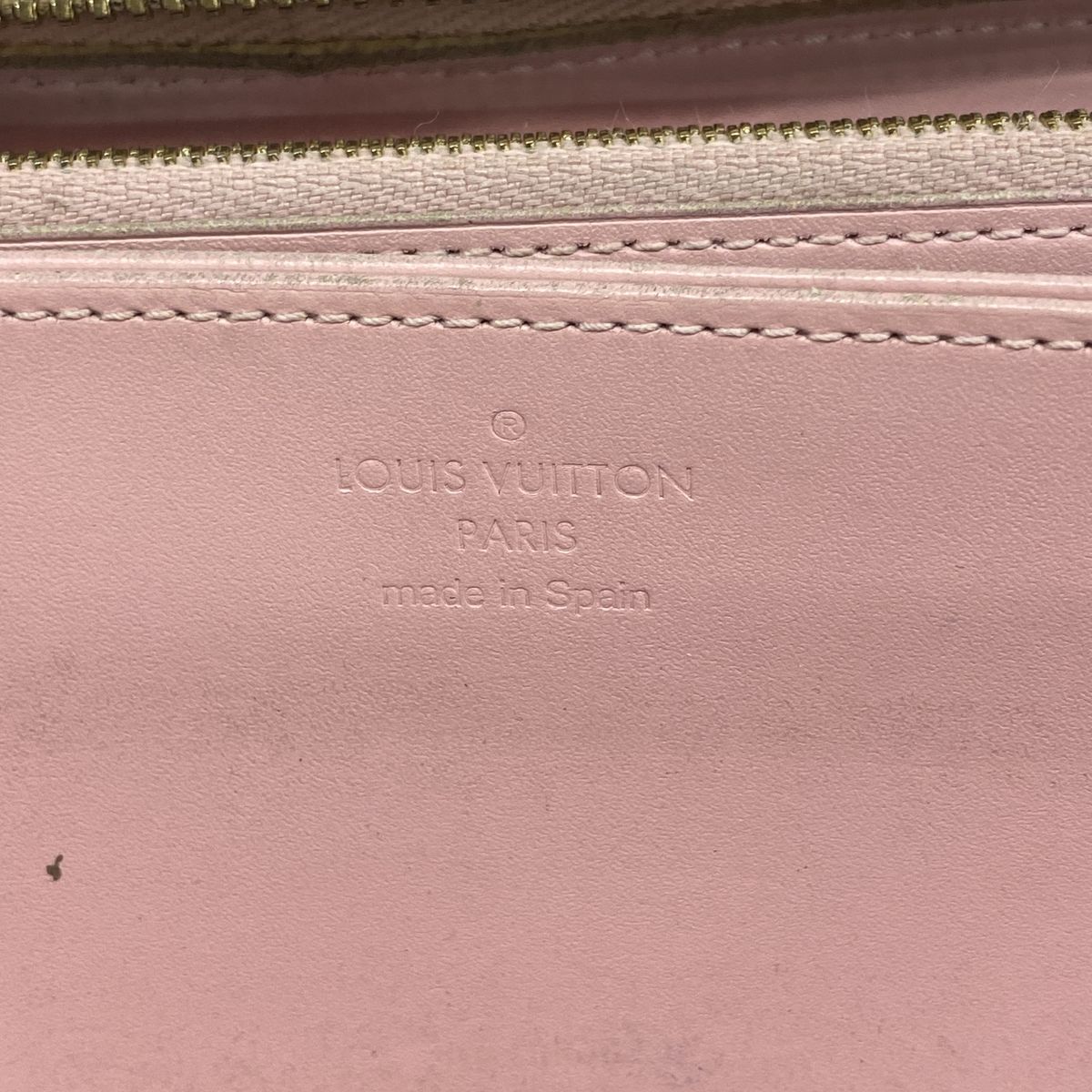 Louis Vuitton Wallet Vernis Zippy Rose Ballerine — view 4