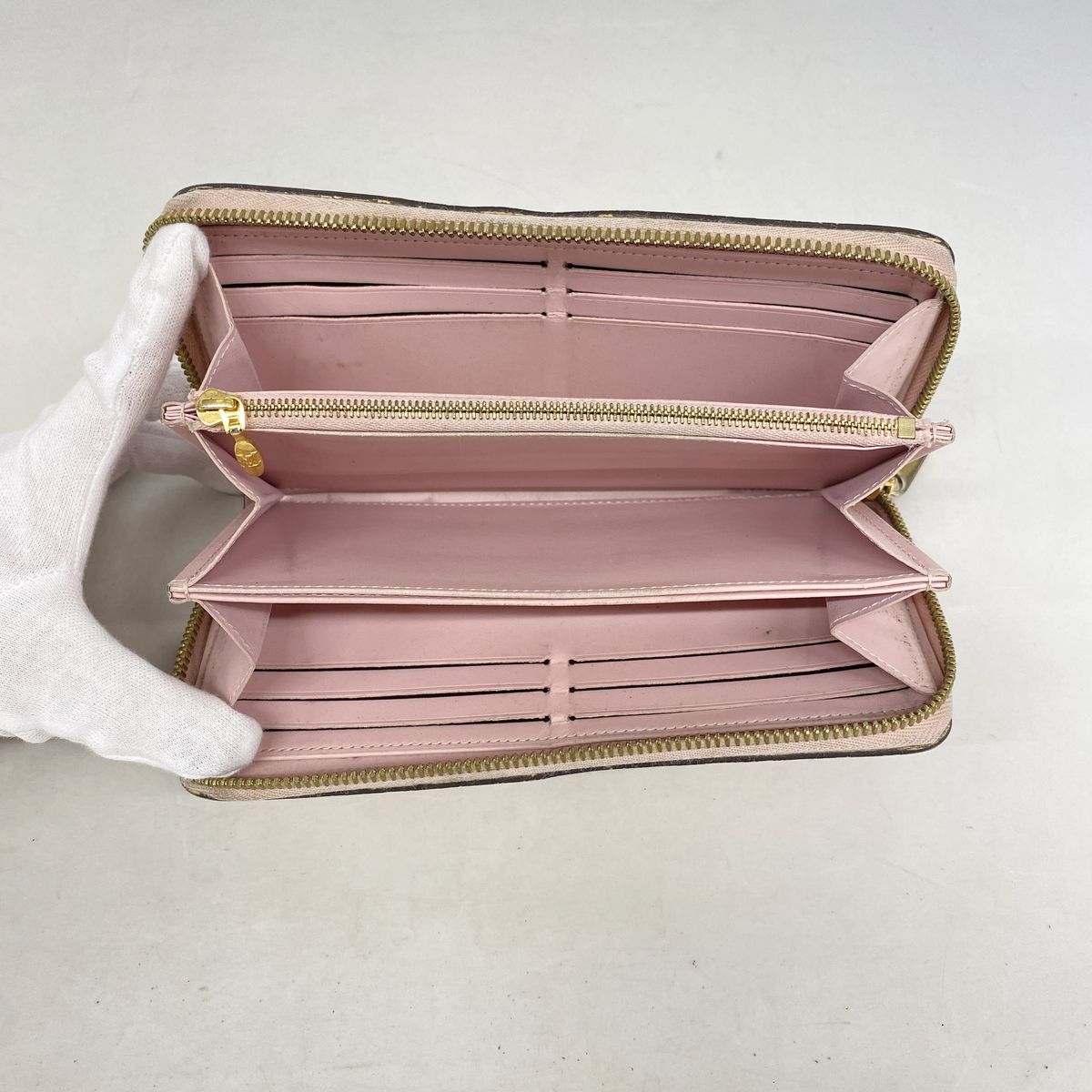 Louis Vuitton Wallet Vernis Zippy Rose Ballerine — view 3