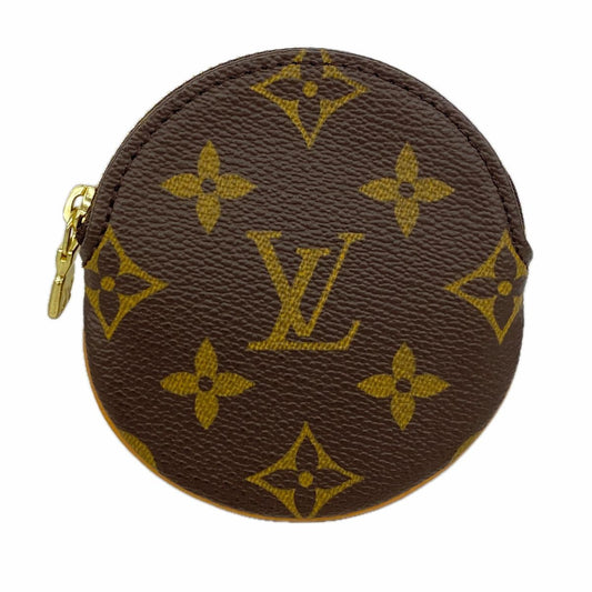 Louis Vuitton Coin Purse Monogram Porte Monnaie Rond Brown