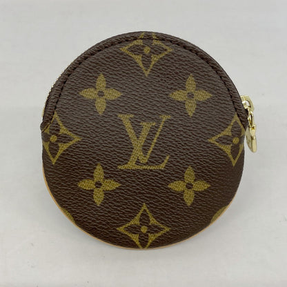 Louis Vuitton Coin Purse Monogram Porte Monnaie Rond Brown — view 6