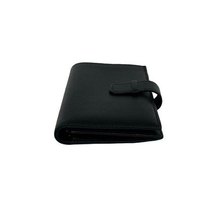 Hermes Jura Veau Epsom Bifold Wallet Mini Card Case Coin Purse Black — view 5