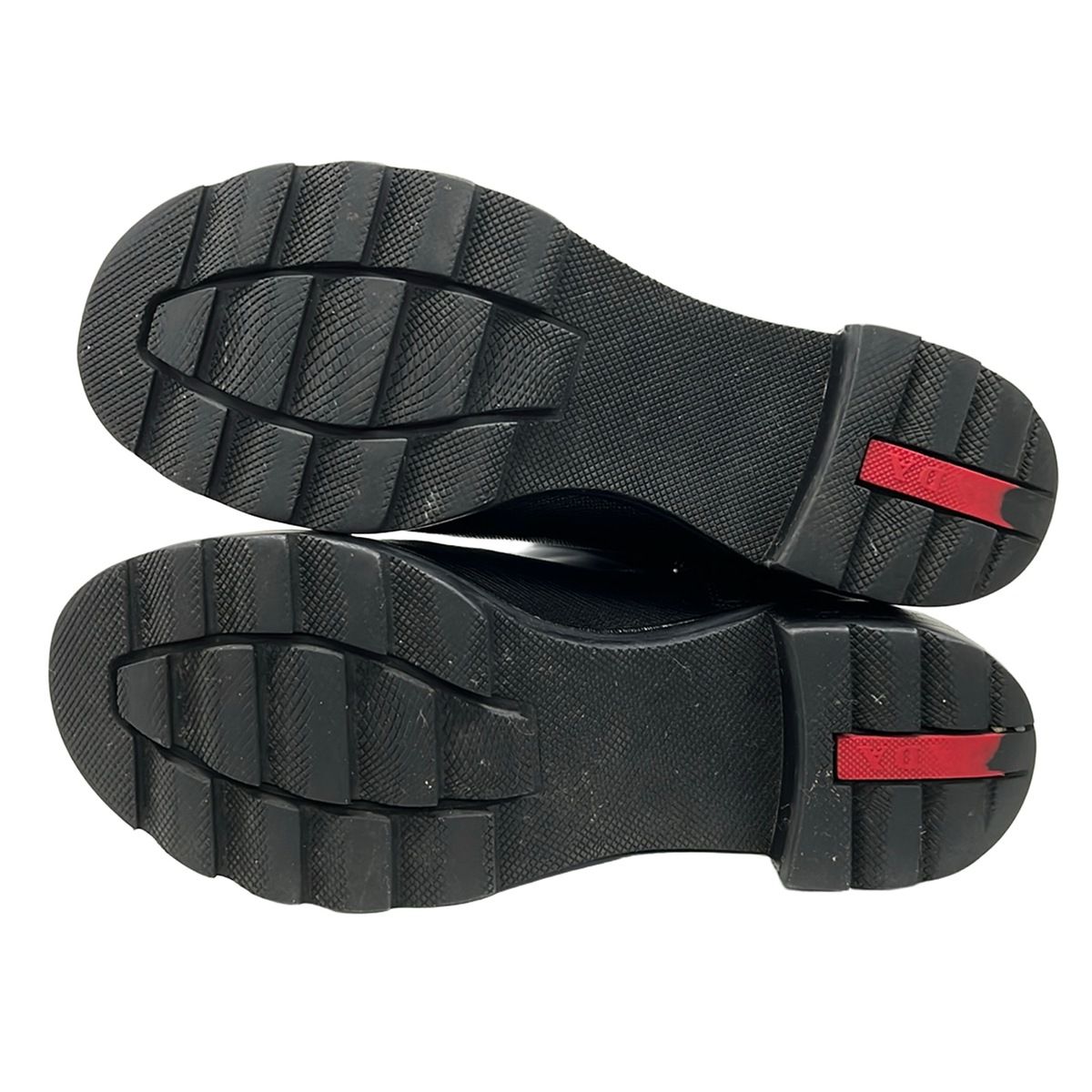 Prada Sport Long Boots Black Leather — view 4
