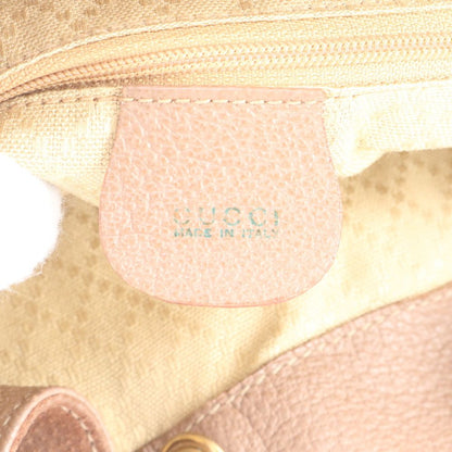 Gucci Vintage Bamboo Leather Backpack Shoulder Bag — view 8
