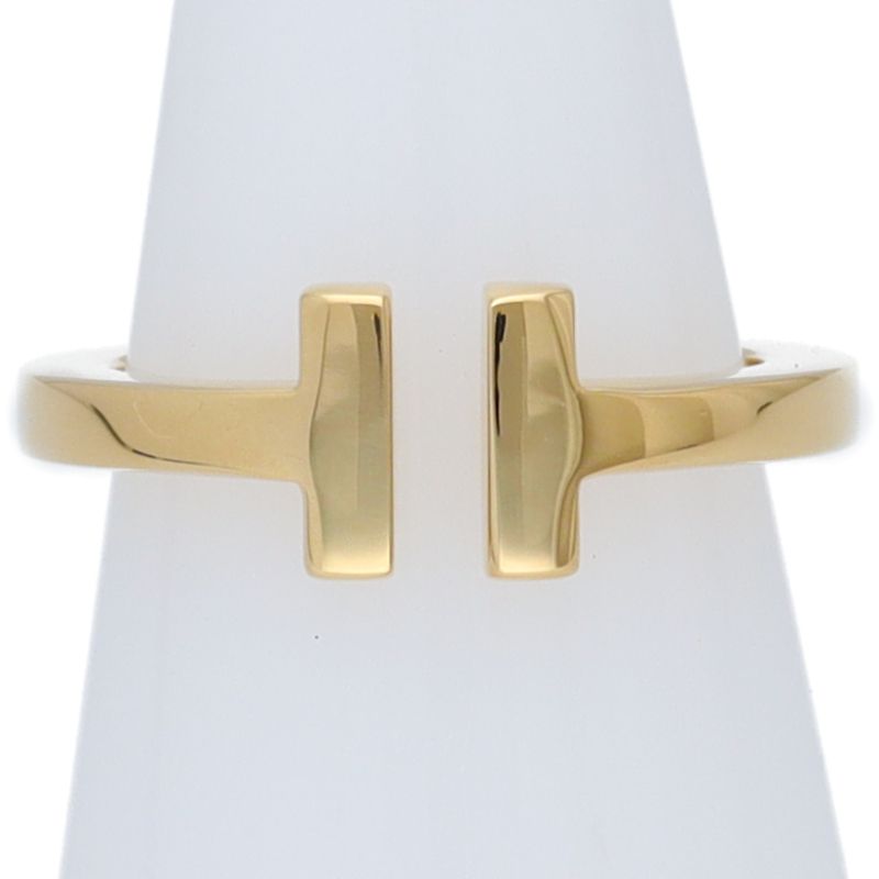 Tiffany & Co T Square Ring 18k Yellow Gold