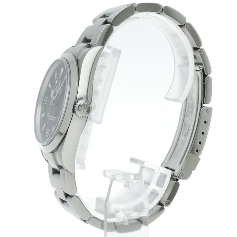 Rolex Explorer 1 SS Watch Black — view 3