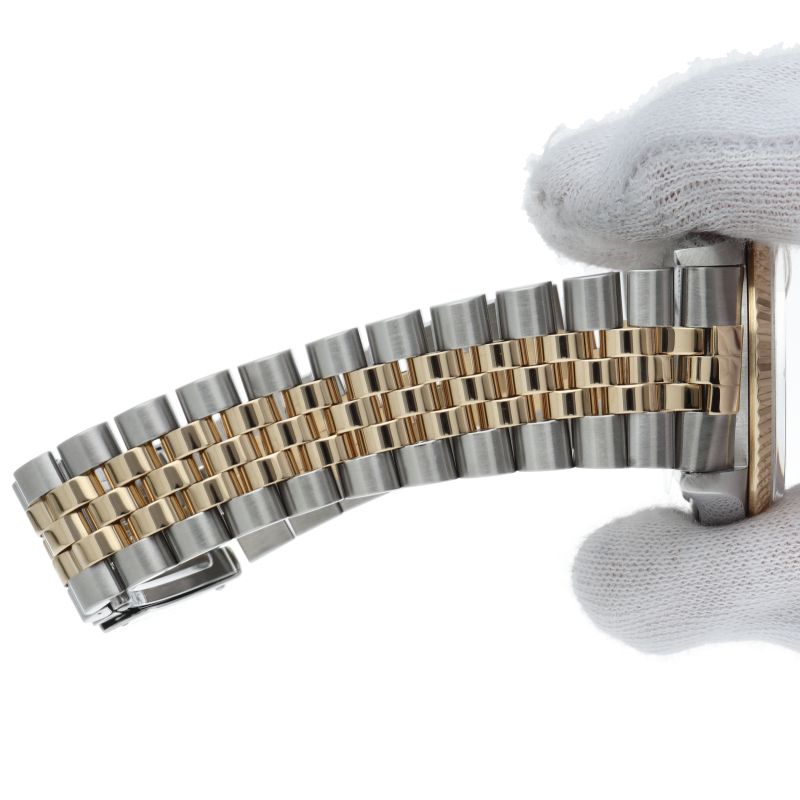 Rolex Datejust Watch Diamond Computer Dial 18k Yellow Gold SS — view 6