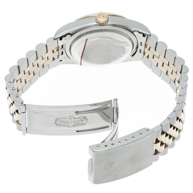 Rolex Datejust Watch Diamond Computer Dial 18k Yellow Gold SS — view 5