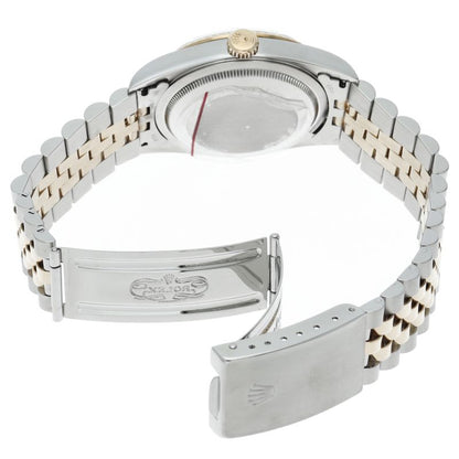 Rolex Datejust Watch Diamond Computer Dial 18k Yellow Gold SS — view 5