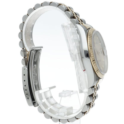 Rolex Datejust Watch Diamond Computer Dial 18k Yellow Gold SS — view 4