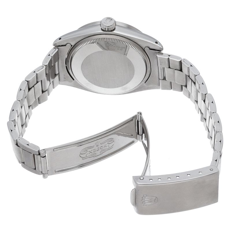 Rolex Oyster Perpetual Date Antique SS Watch Silver — view 5