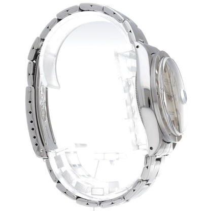 Rolex Oyster Perpetual Date Antique SS Watch Silver — view 4