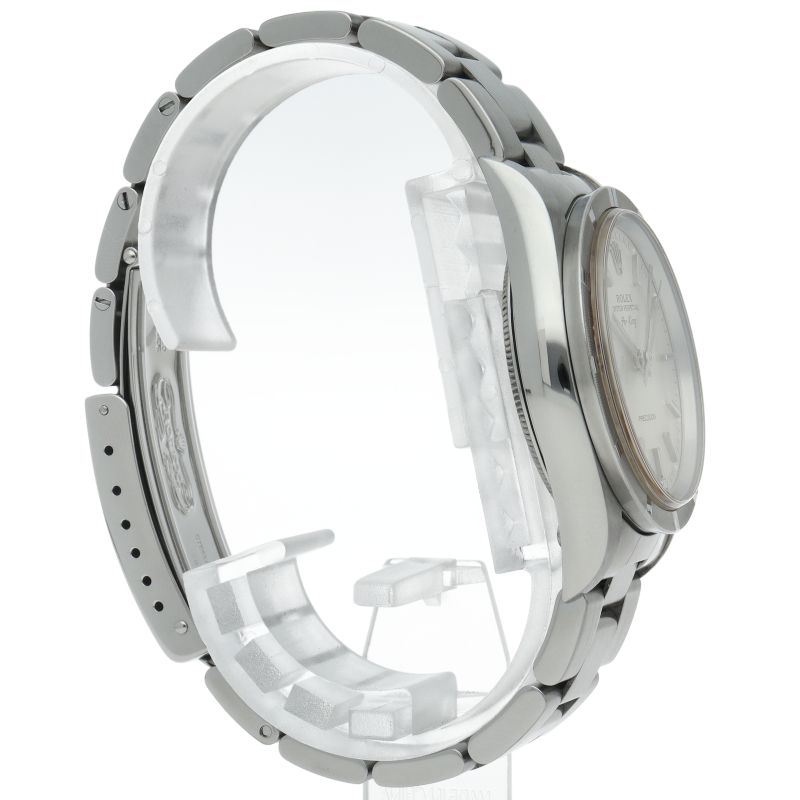 Rolex Air King SS Watch Silver — view 4