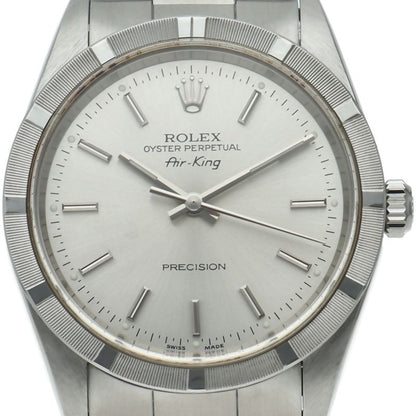 Rolex Air King SS Watch Silver
