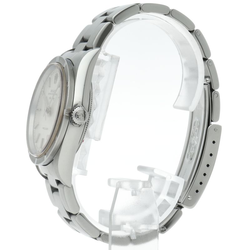 Rolex Air King SS Watch Silver — view 3