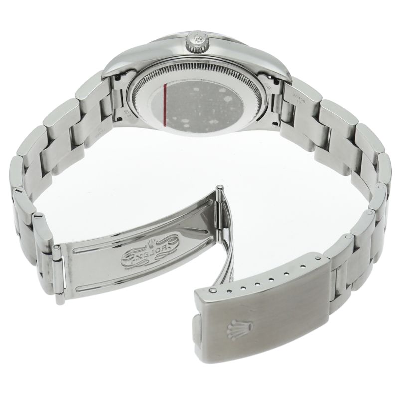 Rolex Air King SS Watch Black — view 5
