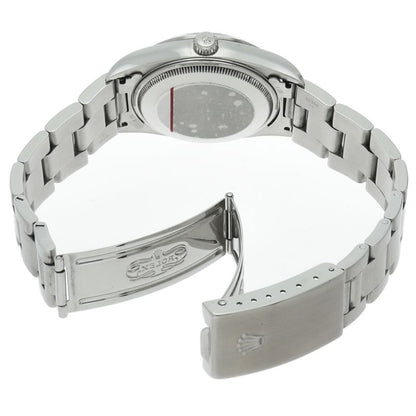 Rolex Air King SS Watch Black — view 5