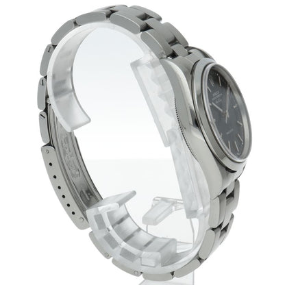 Rolex Air King SS Watch Black — view 4