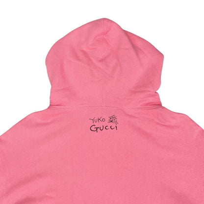 Gucci x Yuko Higuchi Collaboration Hoodie Animal Print Sweatshirt Cotton Logo M — view 5
