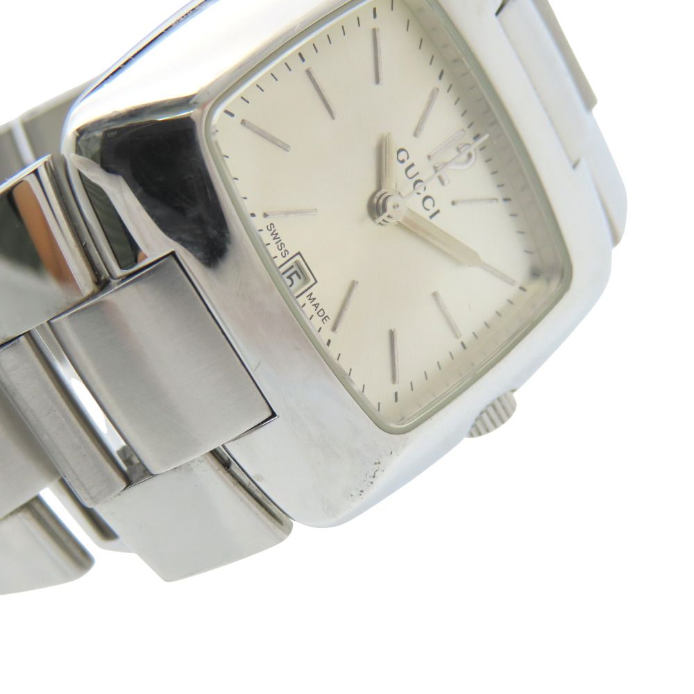 Gucci Square Quartz Watch SS Silver — view 6