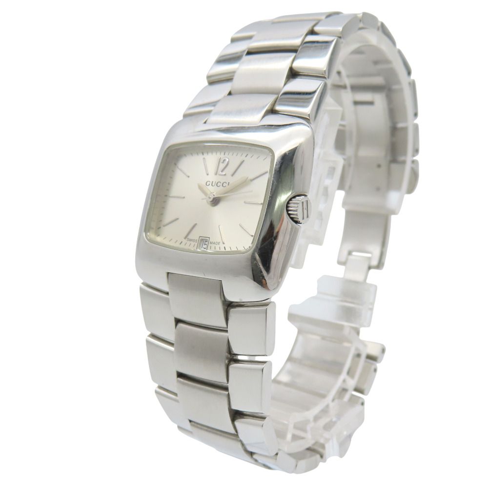 Gucci Square Quartz Watch SS Silver — view 2