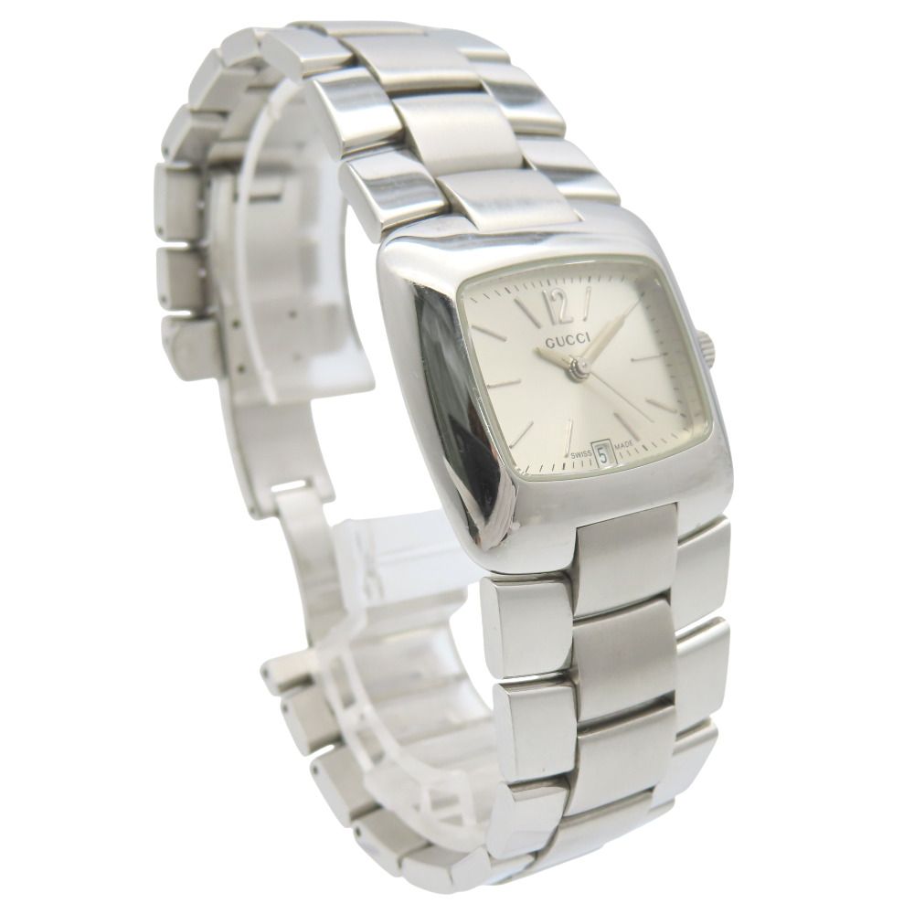 Gucci Square Quartz Watch SS Silver — view 3