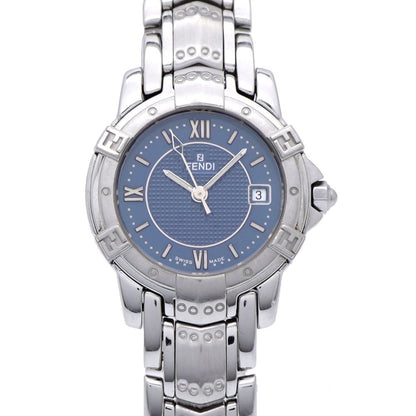 Fendi Quartz Watch Stainless Steel Blue Dial