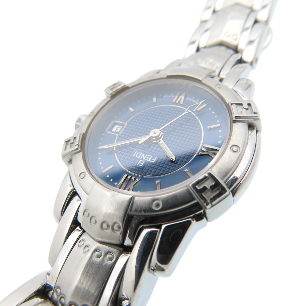 Fendi Quartz Watch Stainless Steel Blue Dial — view 6