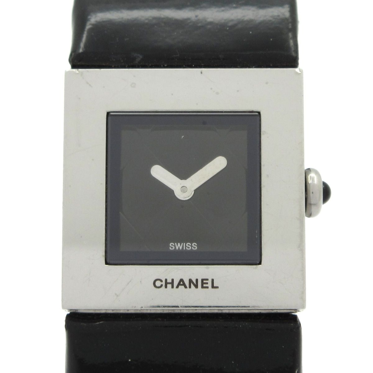 Chanel Watch Quilted Black