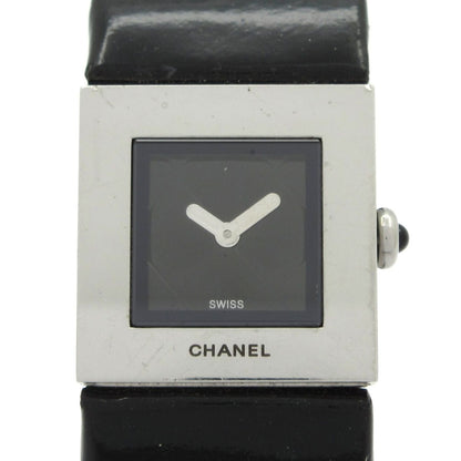 Chanel Watch Quilted Black