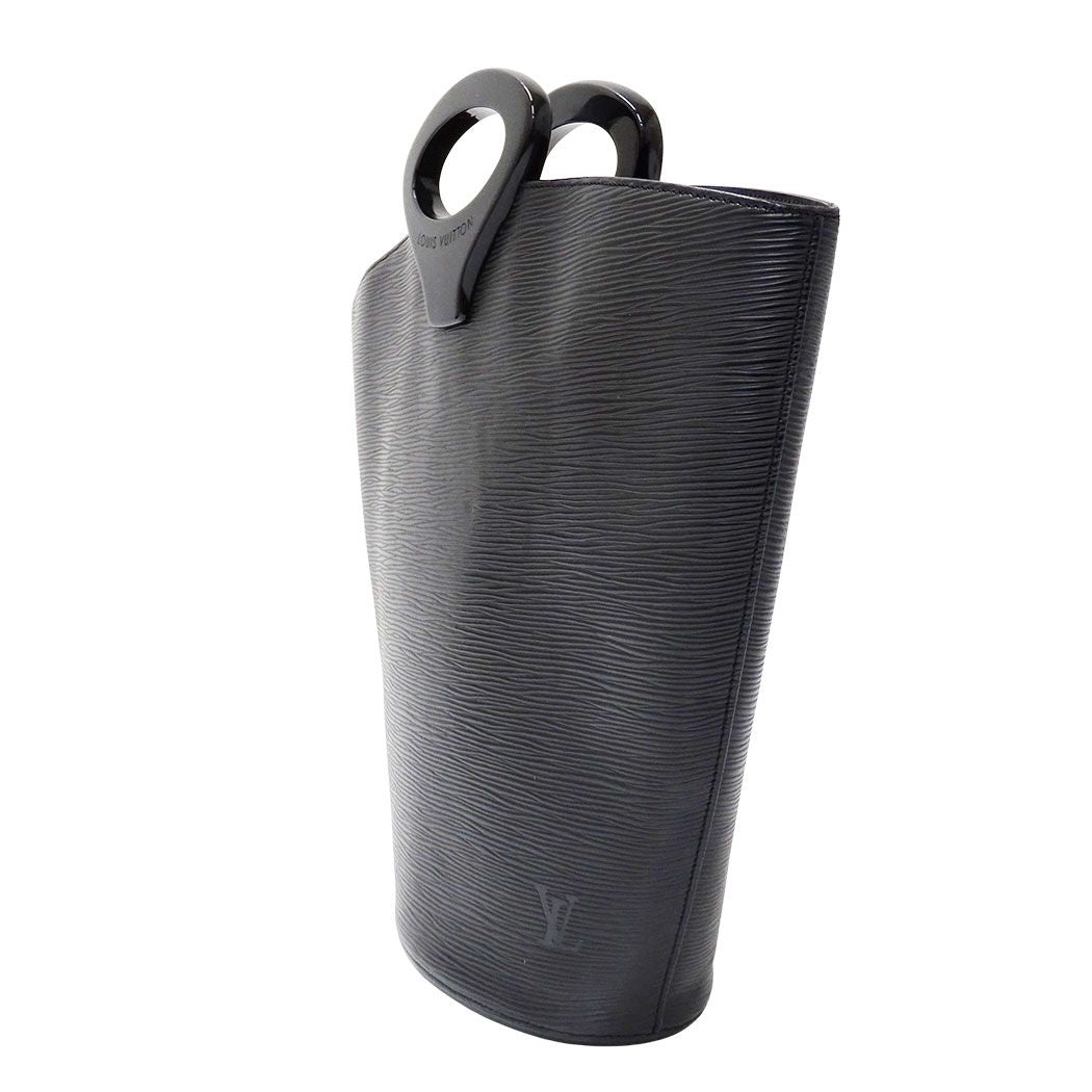 Louis Vuitton Bag Handbag Epi Leather Noir Black Handle — view 4