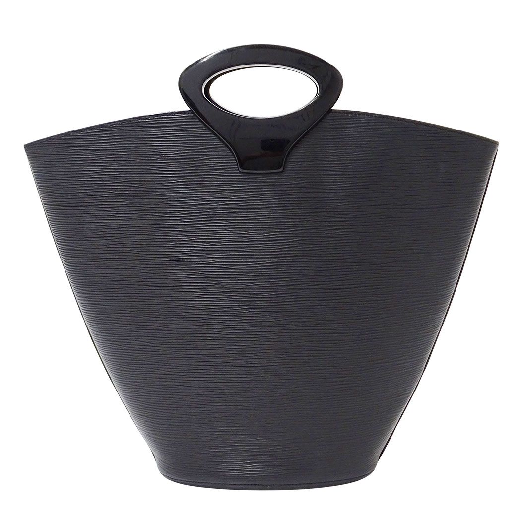 Louis Vuitton Bag Handbag Epi Leather Noir Black Handle — view 2