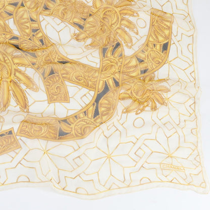Chanel Silk 100% CC Logo Pattern Scarf — view 5