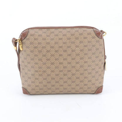 Gucci Micro GG Leather Canvas Shoulder Bag Crossbody Hand — view 3