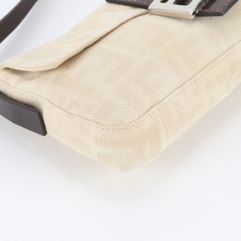 Fendi Zucca Mamma Bucket FF Leather Shoulder Bag — view 4