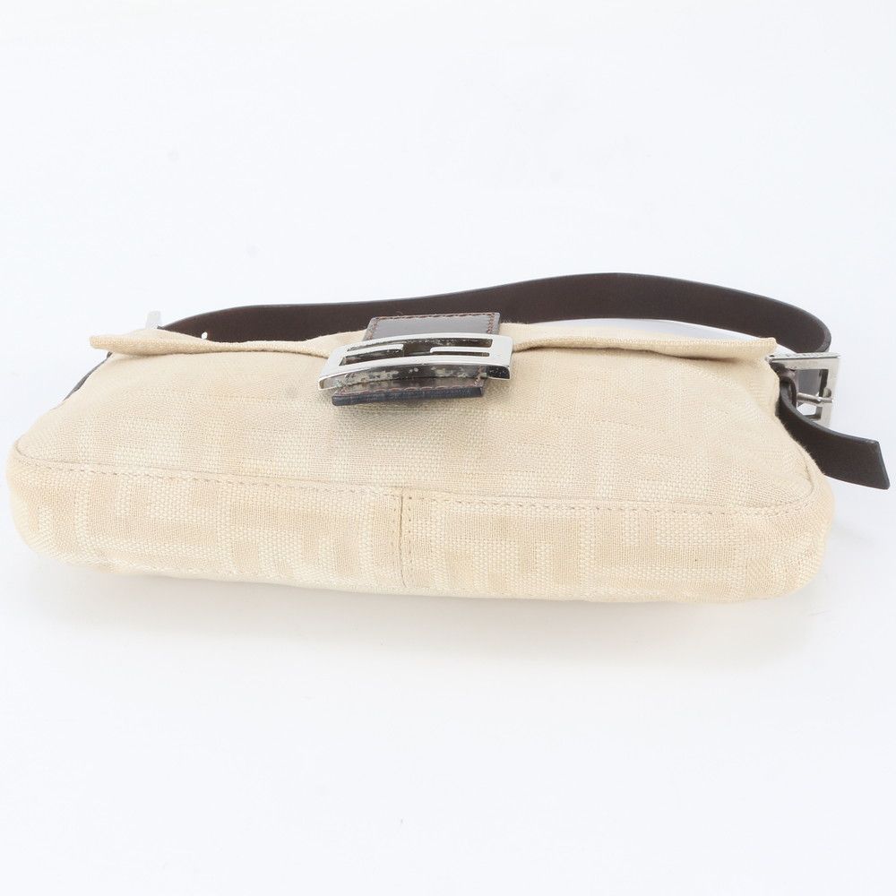 Fendi Zucca Mamma Bucket FF Leather Shoulder Bag — view 6