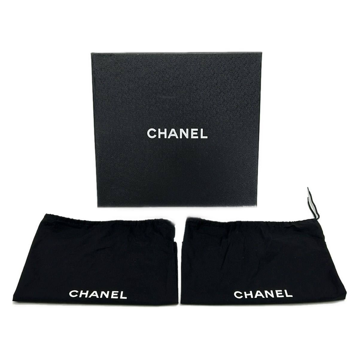 Chanel Short Boots Black Silver CC Logo Leather — view 8