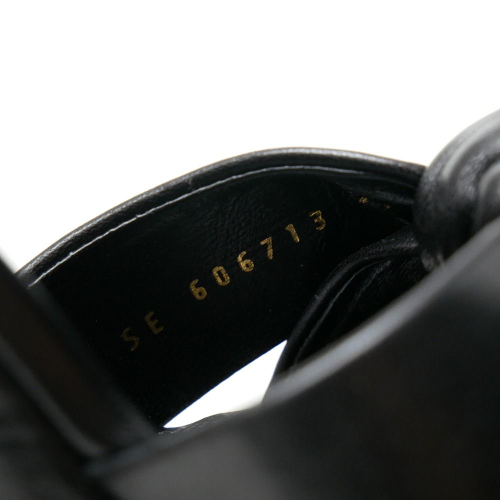 Saint Laurent Paris Bianca Sandals Ankle Strap Platform Chunkyheels — view 7