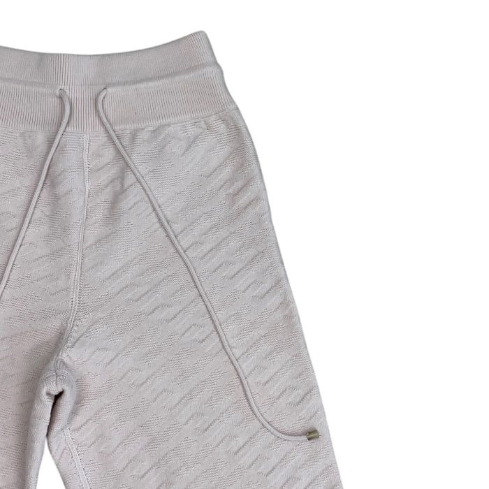 Hermes H Logo Knit Pants Sweatpants Jogging Wool Light Pink — view 2