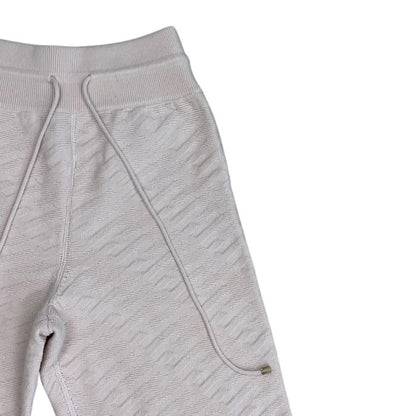 Hermes H Logo Knit Pants Sweatpants Jogging Wool Light Pink — view 2