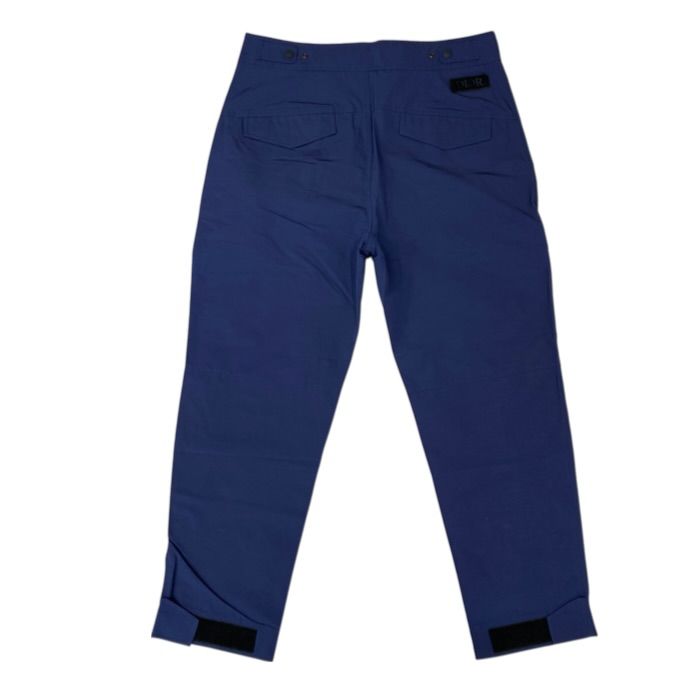 Dior Homme Logo Patch Tapered Cargo Pants Cotton Polyester Navy — view 6