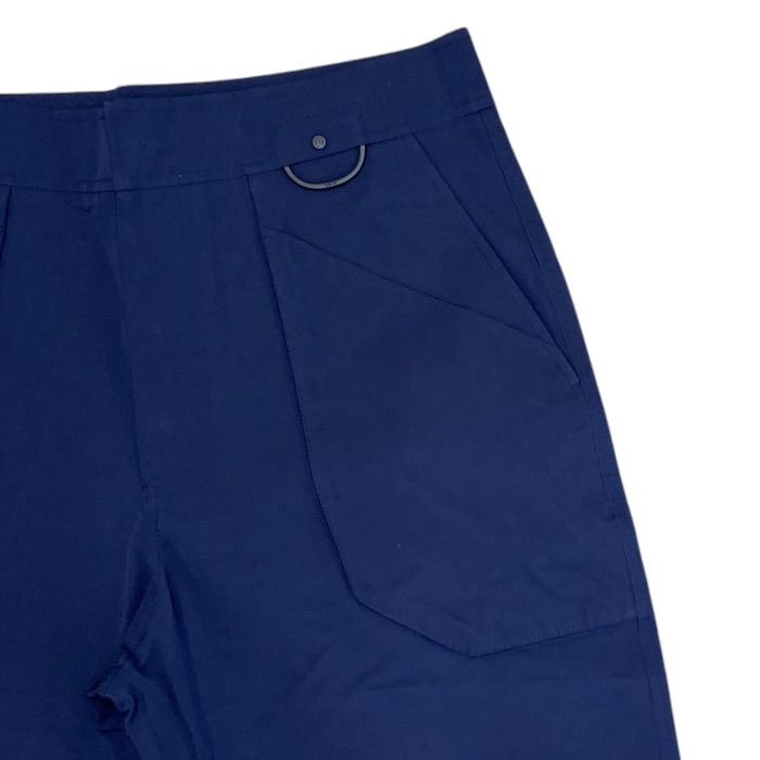 Dior Homme Logo Patch Tapered Cargo Pants Cotton Polyester Navy — view 2