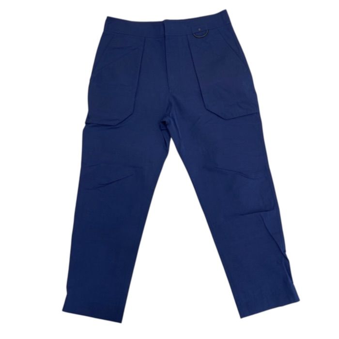Dior Homme Logo Patch Tapered Cargo Pants Cotton Polyester Navy