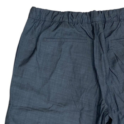 Louis Vuitton Easy Pants Trousers Shirred Wool Gray — view 8
