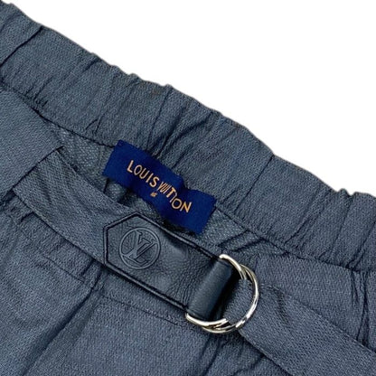 Louis Vuitton Easy Pants Trousers Shirred Wool Gray — view 5