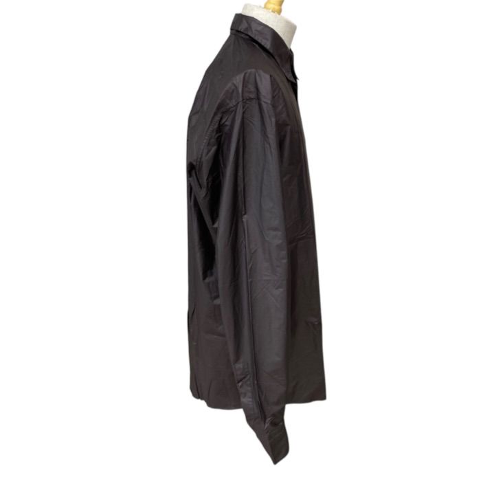 Hermes Shirt Long Sleeve Casual Cotton Brown — view 4