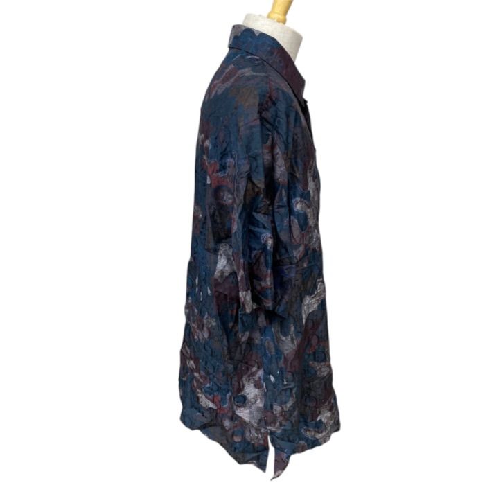 Dior x Peter Doig x Short Sleeve Shirt Camouflage Cotton Silk Multicolor — view 4