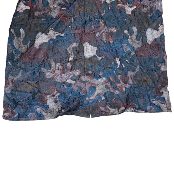 Dior x Peter Doig x Short Sleeve Shirt Camouflage Cotton Silk Multicolor — view 7