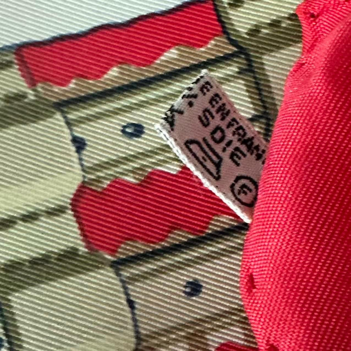 Hermes Carre 90 Scarf Silk Panache and Fantasie Red — view 8